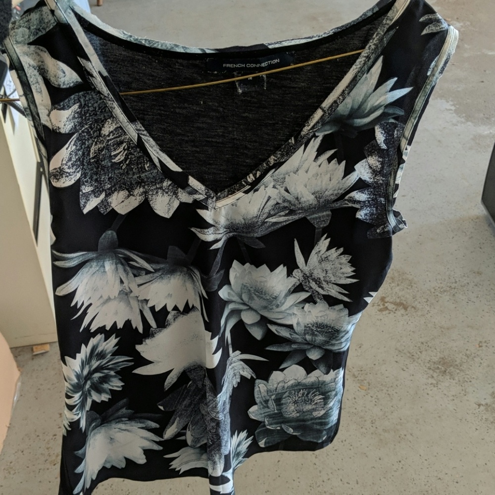 French connection v neck tank